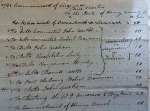 General Contingent Fund, Henry County